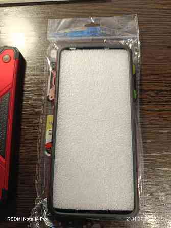 Чехол-бампер Redmi Note 12 4g Красный с подставкой Донецк