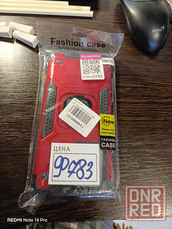 Чехол-бампер Redmi Note 12 4g Красный с подставкой Донецк - изображение 4