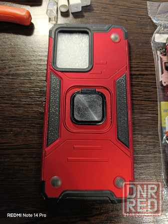 Чехол-бампер Redmi Note 12 4g Красный с подставкой Донецк - изображение 5
