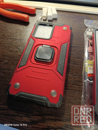 Чехол-бампер Redmi Note 12 4g Красный с подставкой Донецк - изображение 6