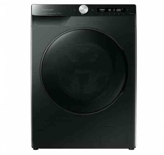 Стиральная Машина Samsung WW80AG6L28BB с фронтальной загрузкой 8 кг (черный/черный) Inverter, пар, W Макеевка