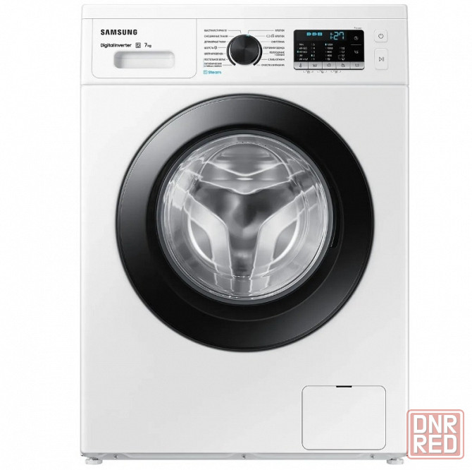 Стиральная Машина Samsung WW70AG5S20CE/LP с фронтальной загрузкой 7 кг (белый/черный) Inverter, пар Макеевка - изображение 1