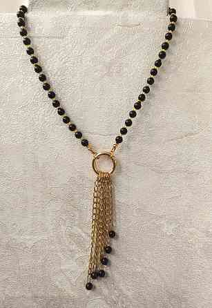 Колье из черного Обсидана Донецк