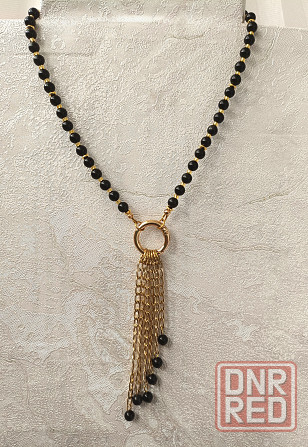 Колье из черного Обсидана Донецк - изображение 2