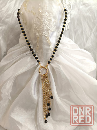 Колье из черного Обсидана Донецк - изображение 1