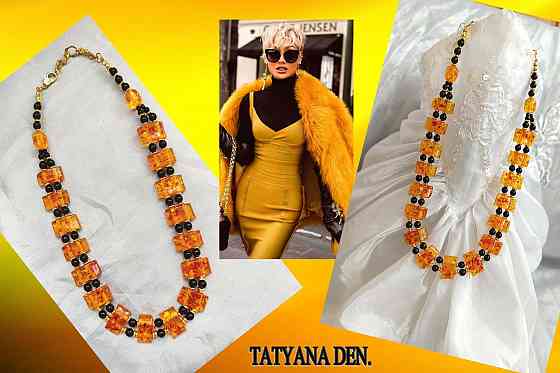 Колье - Янтарное сияние- Донецк