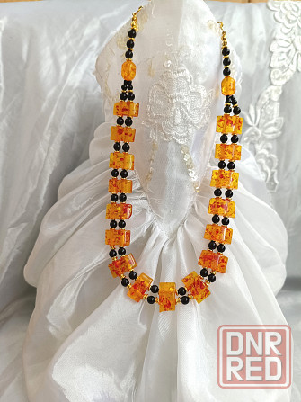 Колье - Янтарное сияние- Донецк - изображение 2