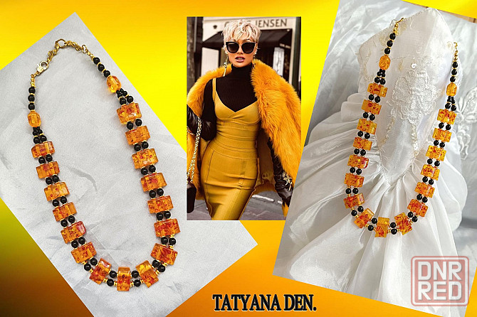 Колье - Янтарное сияние- Донецк - изображение 3