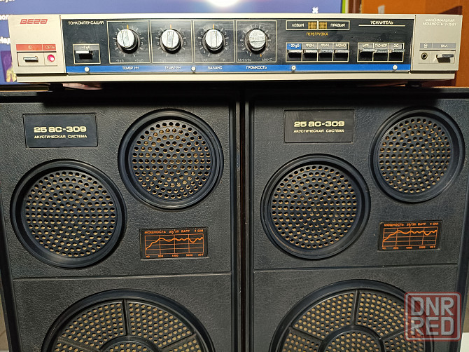 Комплект: Усилитель "Вега"-10У120С и акустика "Вега"- 25АС -309. Донецк - изображение 1