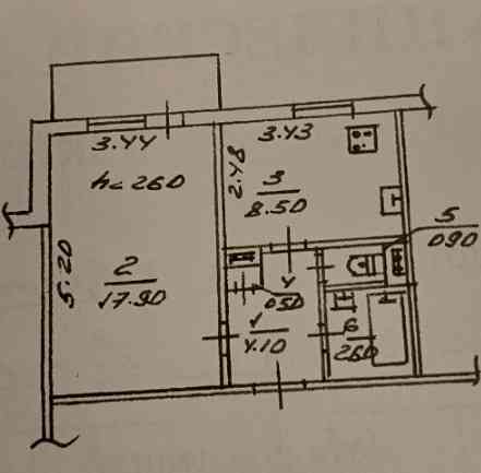 Продается 1-комнатная квартира ул.Артема, т/ц "Галактика". Донецк