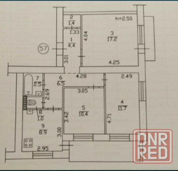 Продается 3-х комнатная квартира, ул. Прожекторная Донецк - изображение 8