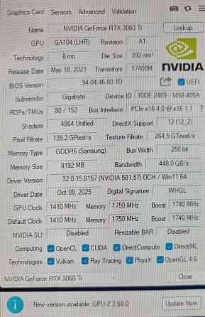 Видеокарта RTX 3060t Донецк