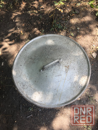 Крышка алюминиевая от большой кастрюли Донецк - изображение 1