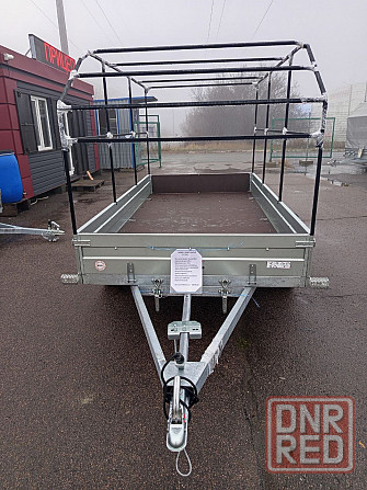 автомобильный прицеп viking 2 оси 1530 с тент 100 мм скос Донецк - изображение 4