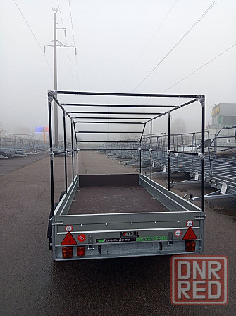 автомобильный прицеп viking 2 оси 1530 с тент 100 мм скос Донецк - изображение 3