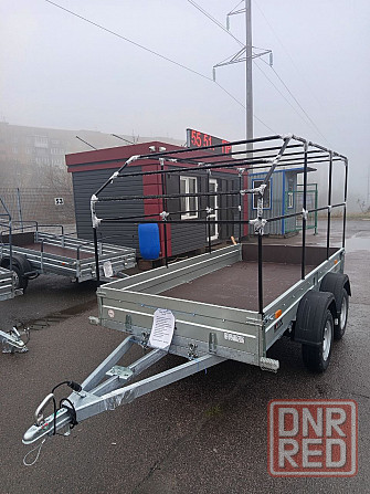 автомобильный прицеп viking 2 оси 1530 с тент 100 мм скос Донецк - изображение 1