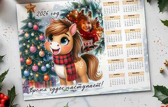 Календарь с вашим фото Макеевка
