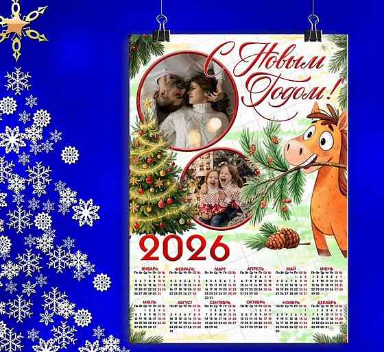 Календарь с вашим фото Макеевка