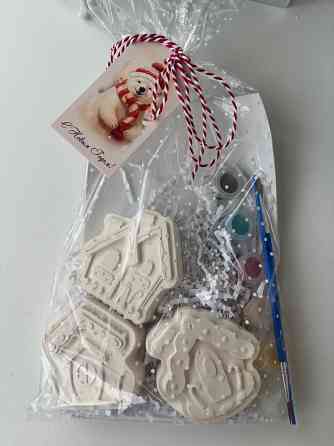 Детская 3д расскарска из гипса домики Донецк