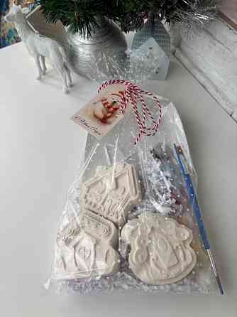 Детская 3д расскарска из гипса домики Донецк