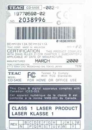 CD-RW Teac CD-540E Донецк