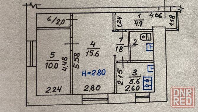 Продам 2к.кв. в самом центре Горловки Горловка - изображение 1
