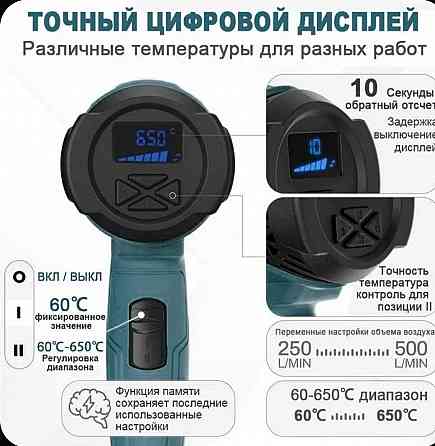 Строительный профессиональный фен 2000 Вт. Донецк