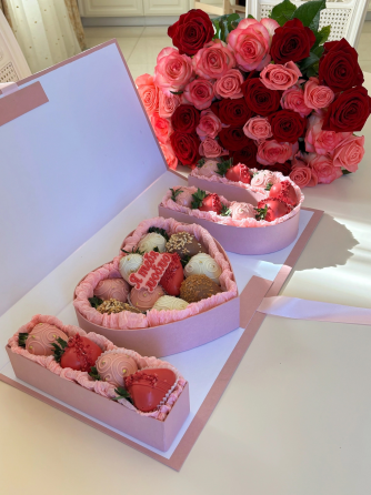 Клубника в шоколаде, букеты, съедобные подарки, Донецк, днр Донецк