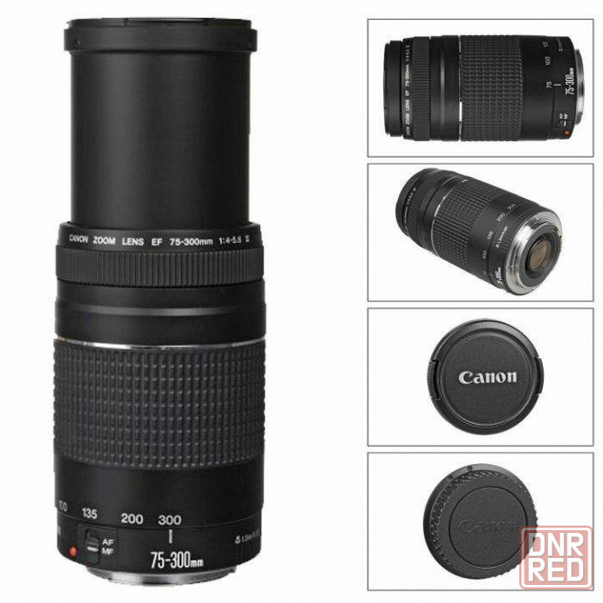 Canon zoom lens ef 75-300mm (объектив) Донецк - изображение 1