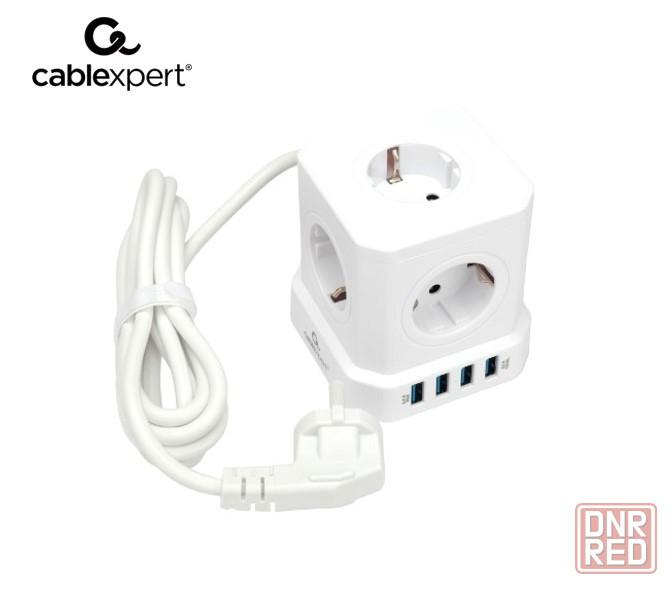 Удлинитель сетевой фильтр Cablexpert Tower 220В Донецк - изображение 7