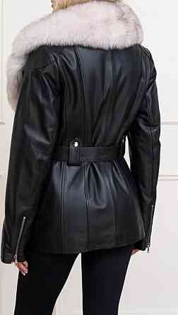 Куртка из нат. кожи с мехом песца Макеевка