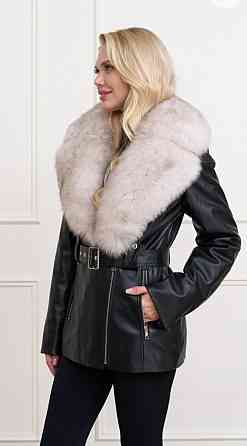 Куртка из нат. кожи с мехом песца Макеевка