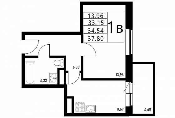 Продается 1-комнатная квартира в новостройке Мариуполь