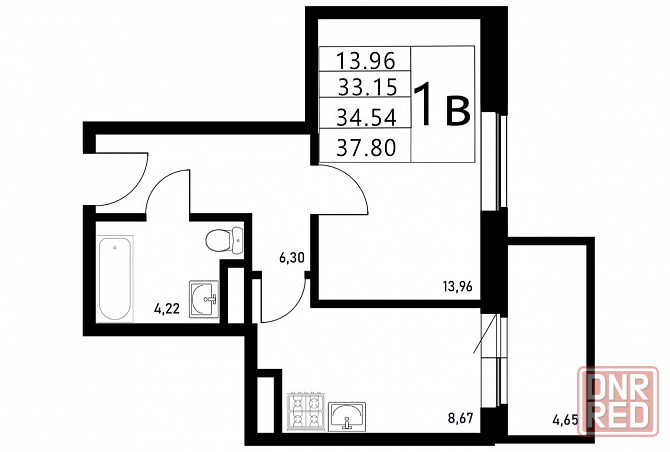 Продается 1-комнатная квартира в новостройке Мариуполь - изображение 1