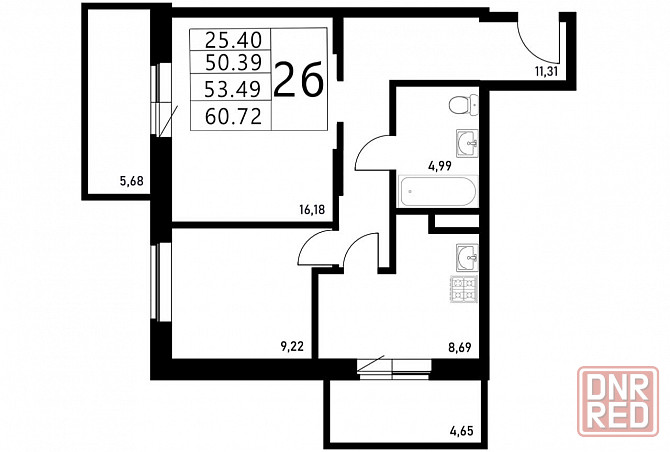 Продается 2-комнатная квартира в новостройке ( с подарком ) Мариуполь - изображение 1