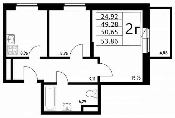 Продается 2-комнатная квартира в новостройке - Мариуполь Мариуполь