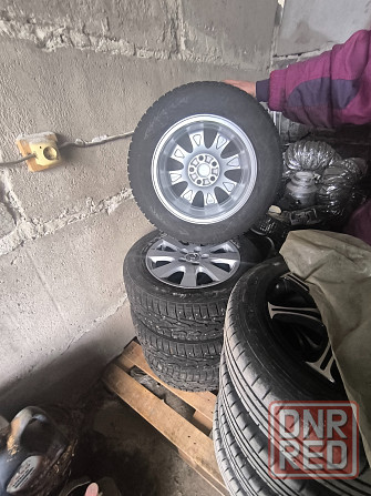 Зимняя резина с дисками комплект 16 Тойота оригинал Донецк - изображение 6