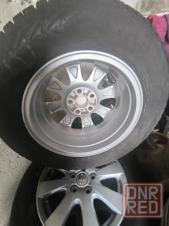 Зимняя резина с дисками комплект 16 Тойота оригинал Донецк - изображение 5