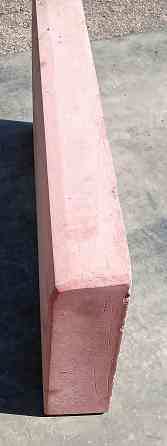 Бордюр для тротуарной плитки красный (50 х 21 х 6 см) - 51 штука Горловка