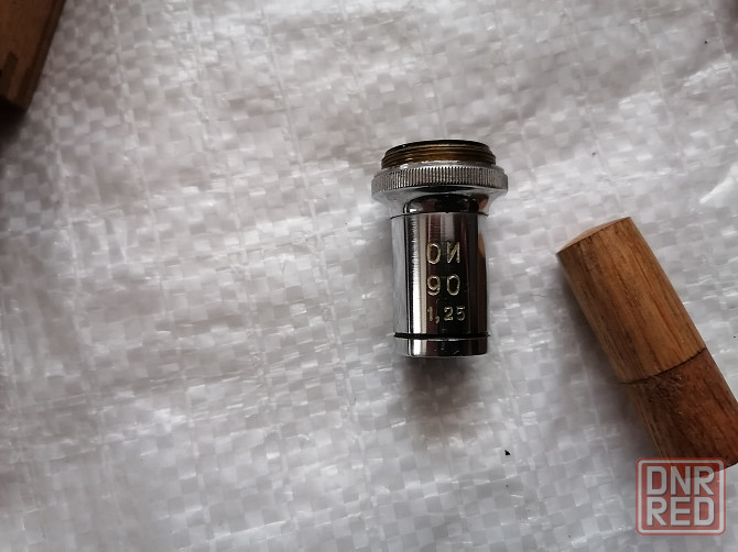 Набор объективов для микроскопа (6 штук) в деревянном футляре . ссср. Стаханов - изображение 4