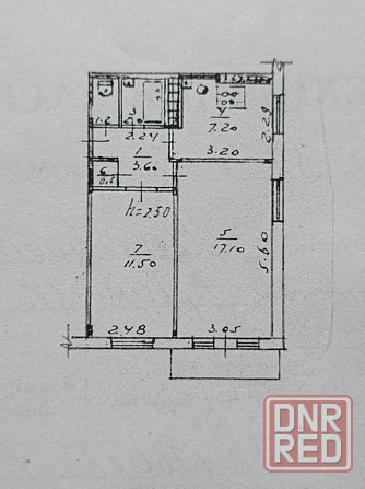 Цена снижена. 2-х ком. квартира Калининский р-н, б. Шахтостроителей 7, свежий ремонт. Донецк - изображение 9