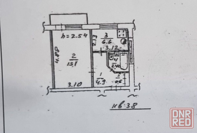 Продается 1 комнатная квартира, ул. Октября Донецк - изображение 7