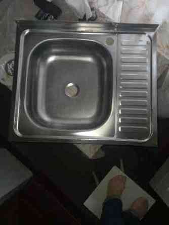 Раковина кухонная 60*50см нержавейка Донецк