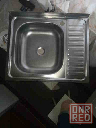 Раковина кухонная 60*50см нержавейка Донецк - изображение 1