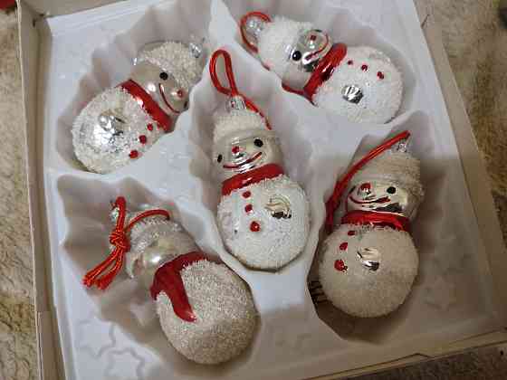 Набор игрушек-снеговиков на ёлку Донецк