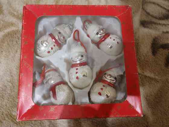 Набор игрушек-снеговиков на ёлку Донецк
