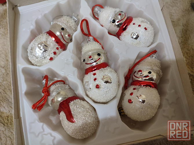 Набор игрушек-снеговиков на ёлку Донецк - изображение 1