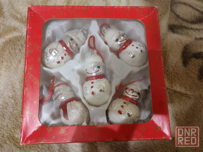 Набор игрушек-снеговиков на ёлку Донецк - изображение 2