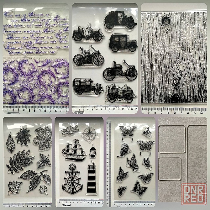 Набор силиконовых штампов для скрапбукинга Донецк - изображение 1