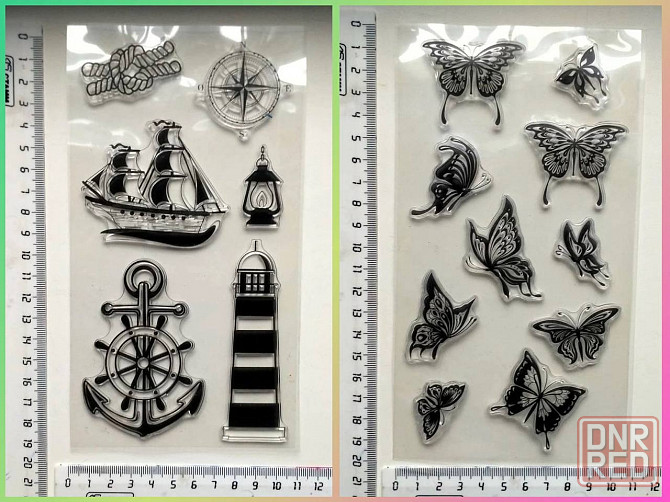 Набор силиконовых штампов для скрапбукинга Донецк - изображение 3